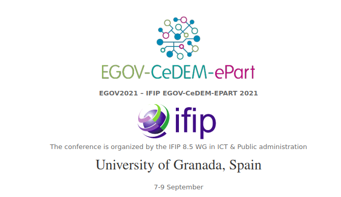 EGOV2021 – IFIP EGOV-CeDEM-EPART 2021: 7-9 Σεπτεμβρίου 2021