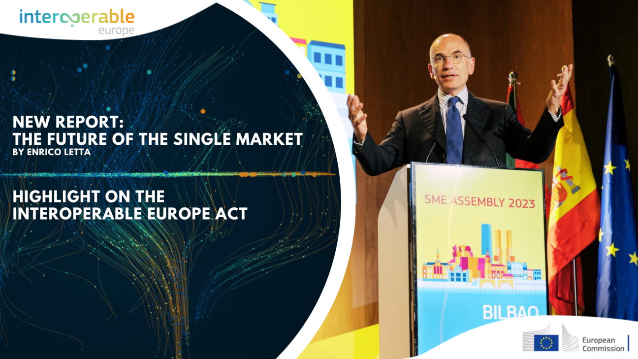 Η σημασία του νόμου για τη διαλειτουργική Ευρώπη για την  ενιαία ψηφιακή αγορά: Μια μελέτη του  Enrico Letta  