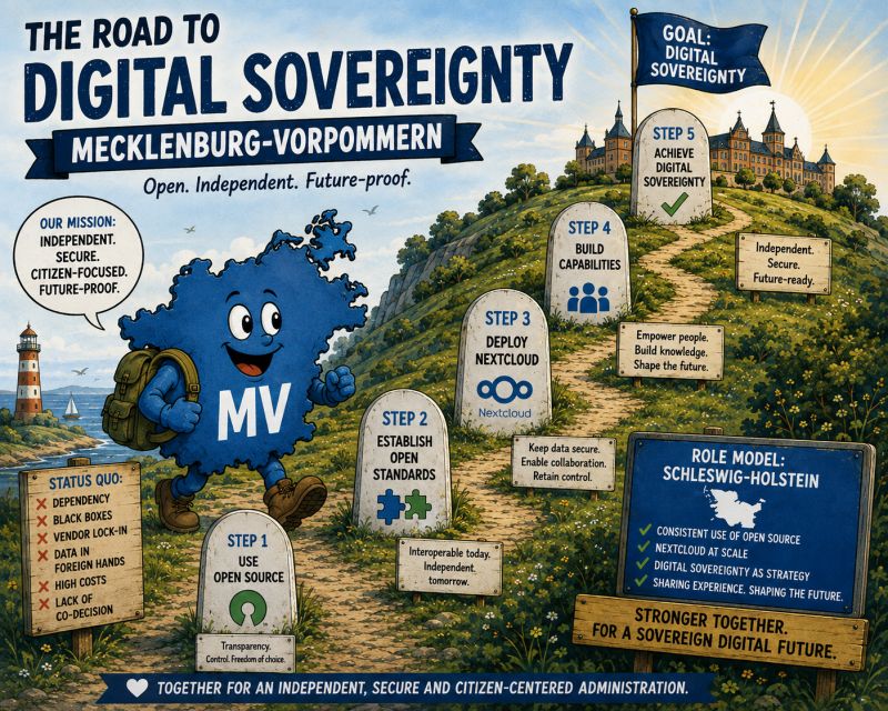 Το γερμανικό κρατίδιο Mecklenburg-Vorpommern μεταβαίνει σε λογισμικό ανοιχτού κώδικα
