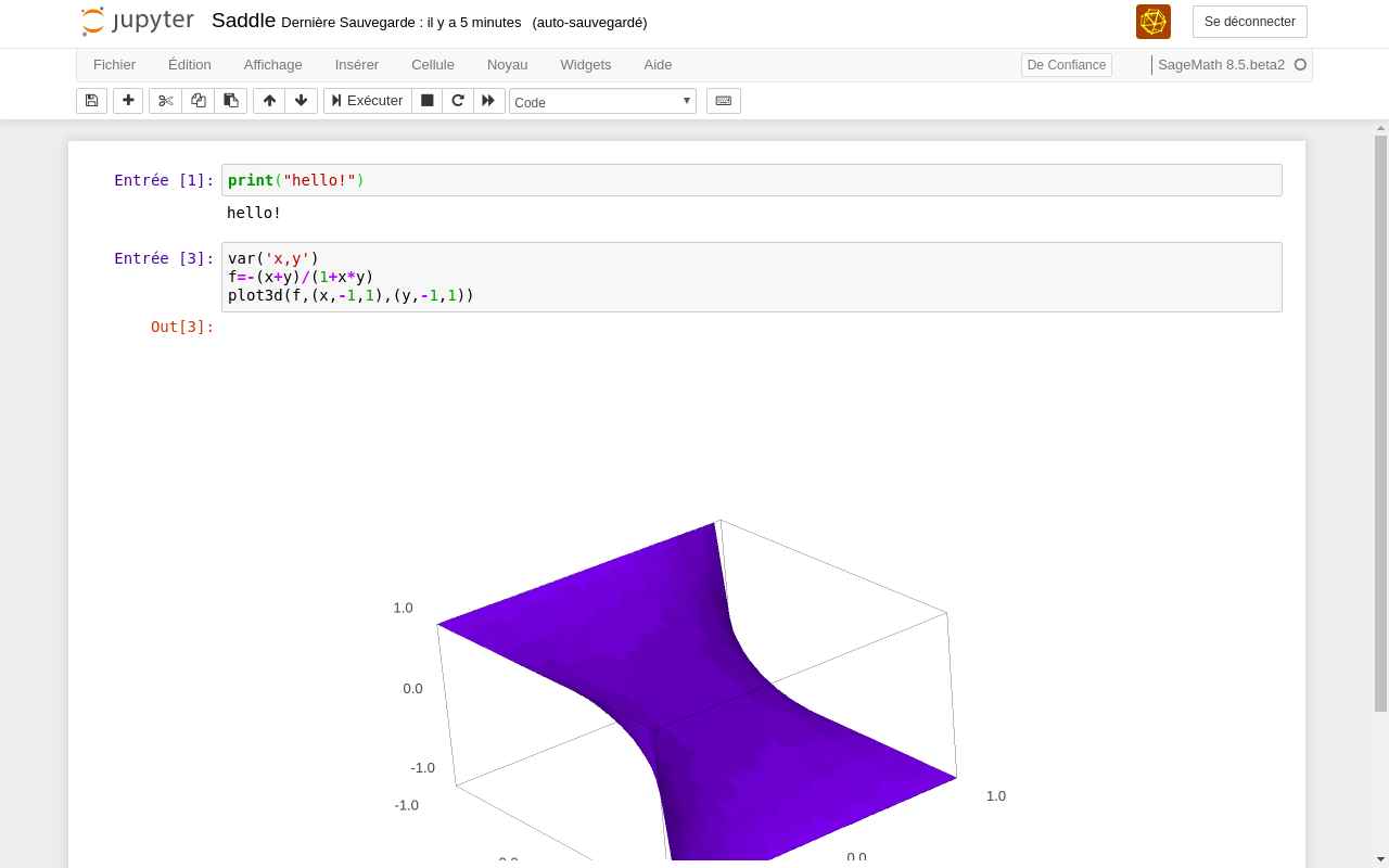 Νέα από τον πλανήτη...planet.ellak.gr: SageMath: Η ελεύθερη δύναμη των Μαθηματικών στον GNU/Linux υπολογιστή σου