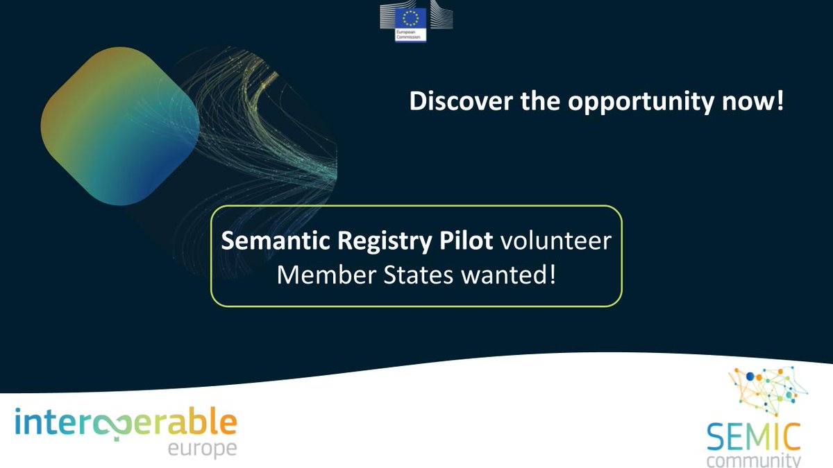 Η Πιλοτική Εφαρμογή του Semantic Registry: Ενίσχυση της Διαλειτουργικότητας μεταξύ Κρατών Μελών