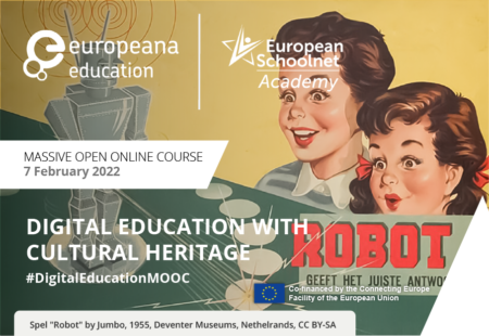 To MOOC της Europeana  «Digital Education with Cultural Heritage»  ξεκινάει πάλι στις 7/02/2022