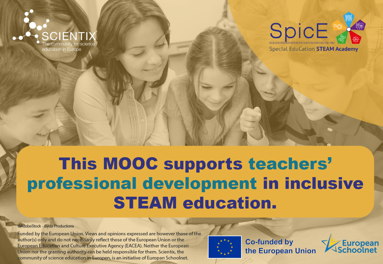 Νέο MOOC "STEAM Education for All Learners: Incorporating STEAM and Inclusive Education Practices in Everyday Teaching" .