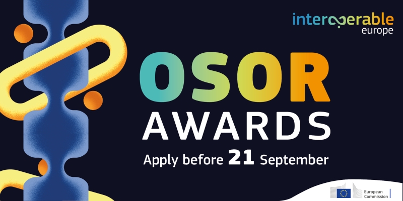 Πρόσκληση υποβολής προτάσεων του OSOR για τις καλύτερες πρωτοβουλίες και λύσεις Ανοιχτού Κώδικα του δημόσιου τομέα στην Ευρώπη