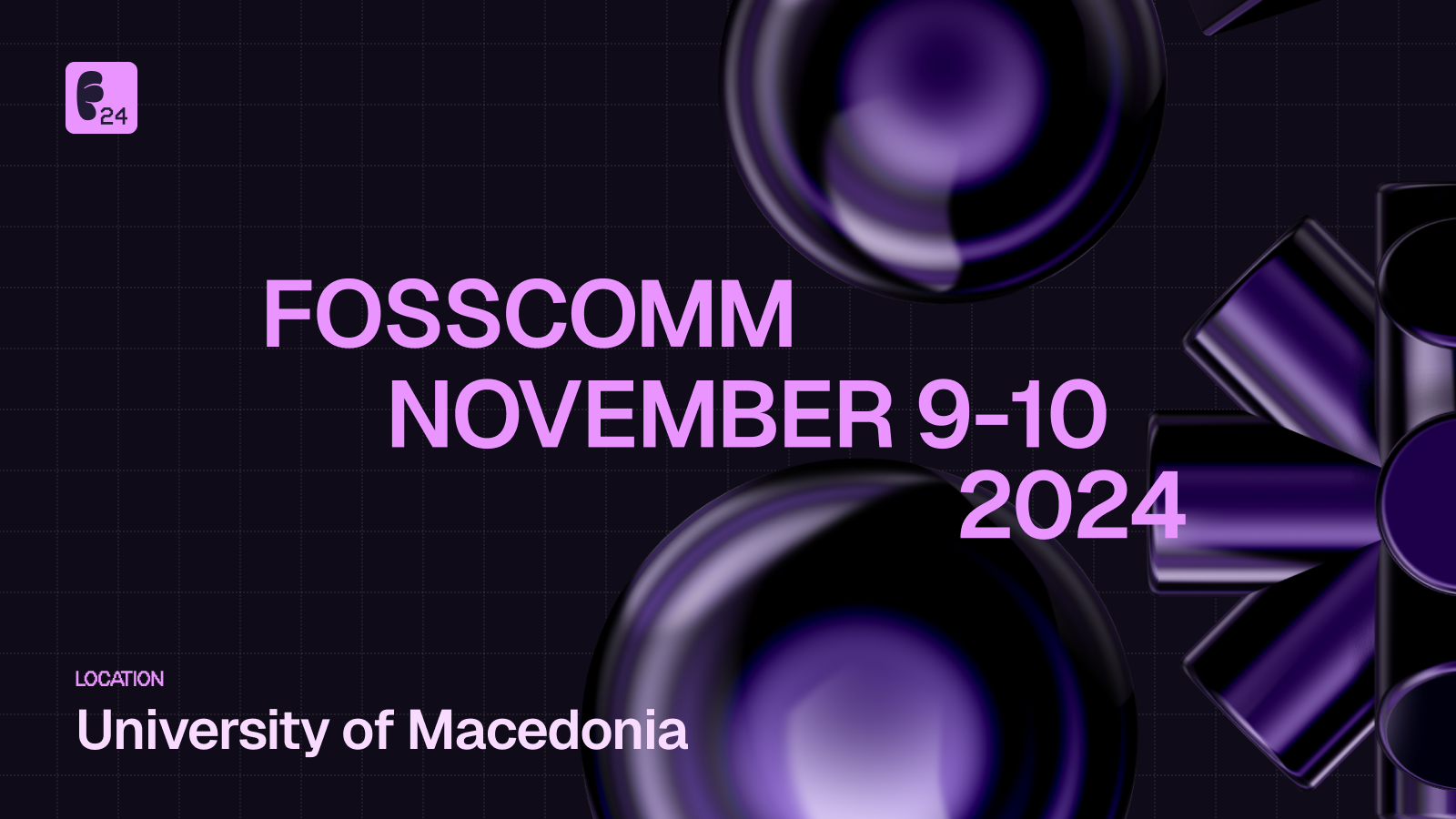 Κάλεσμα για ομιλίες για το συνέδριο FOSSCOMM 2024