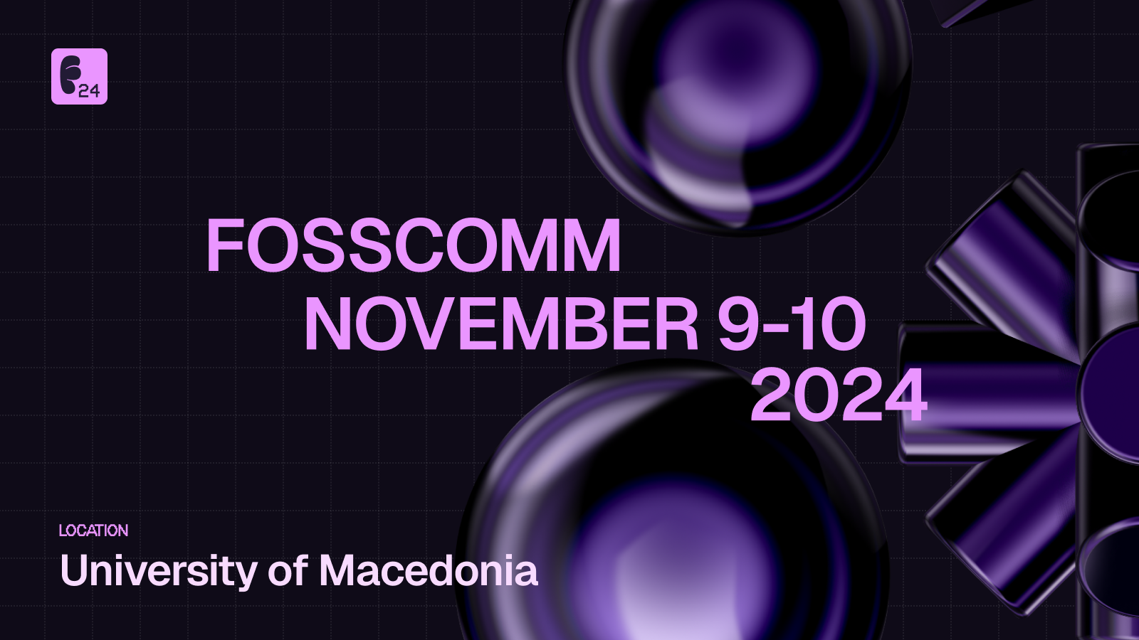 Γιατί να έρθεις στο FOSSCOMM 2024;