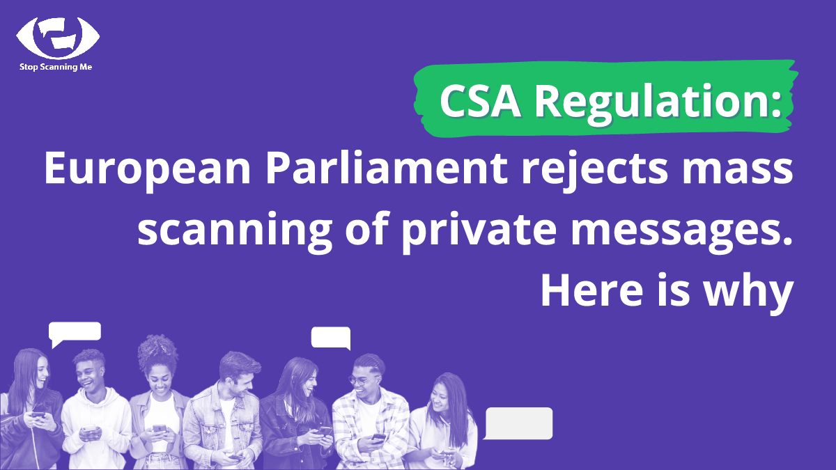 CSAR: Το Ευρωπαϊκό Κοινοβούλιο απέρριψε τη μαζική σάρωση των  προσωπικών μηνυμάτων μας